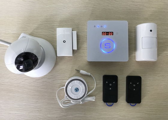 China WiFi Camera Video GSM Security Alarm System 433Mhz Sensor With Breath Light supplier